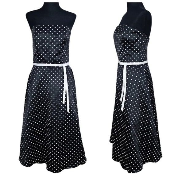 Gunne Sax Dresses & Skirts - Gunne Sax Jessica McClintock Vintage Rockabilly Retro 50s Polka Dot Swing Dress